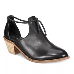 Kelsi Women's Black Dagger Brooklyn Kalyn Chopout Booties Size 6